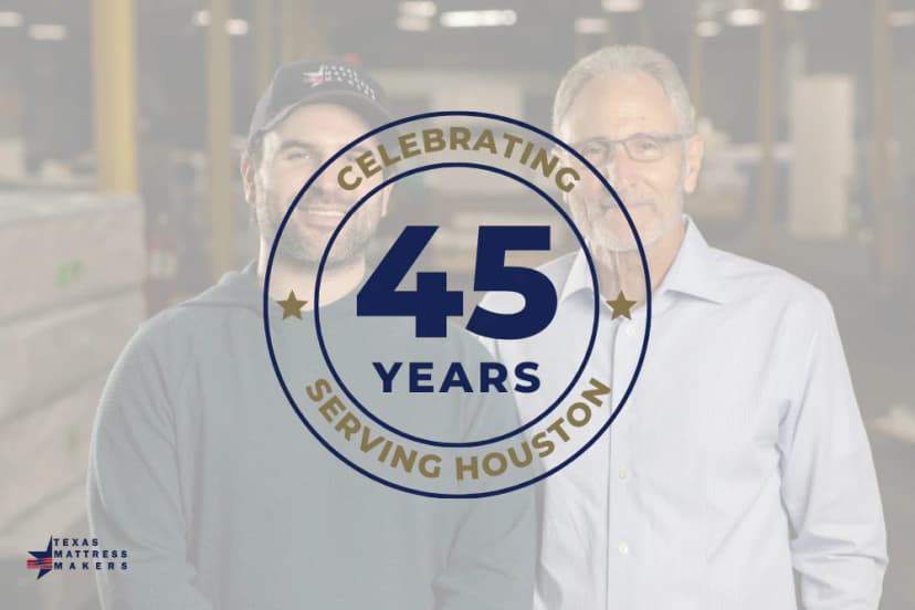 Celebrating 45 years with Texas Mattress Makers