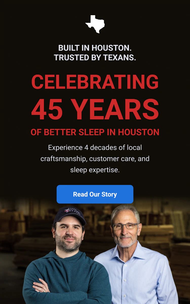 Celebrating 45 Years of Better Sleep In Houston