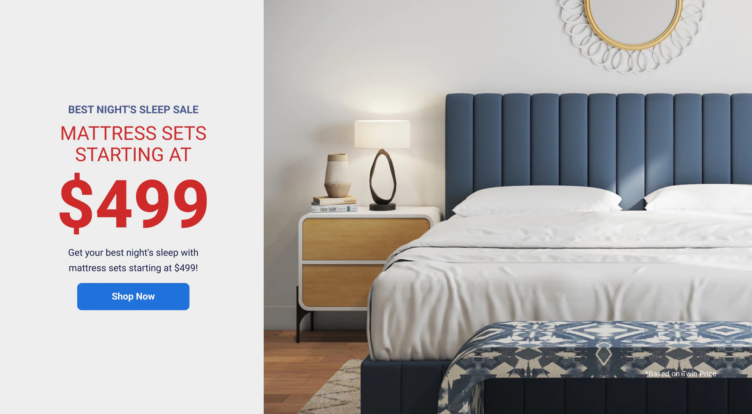 Mattress Sets starting at $499