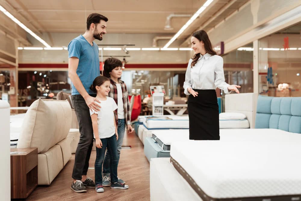 Family mattress shopping for latex mattresses