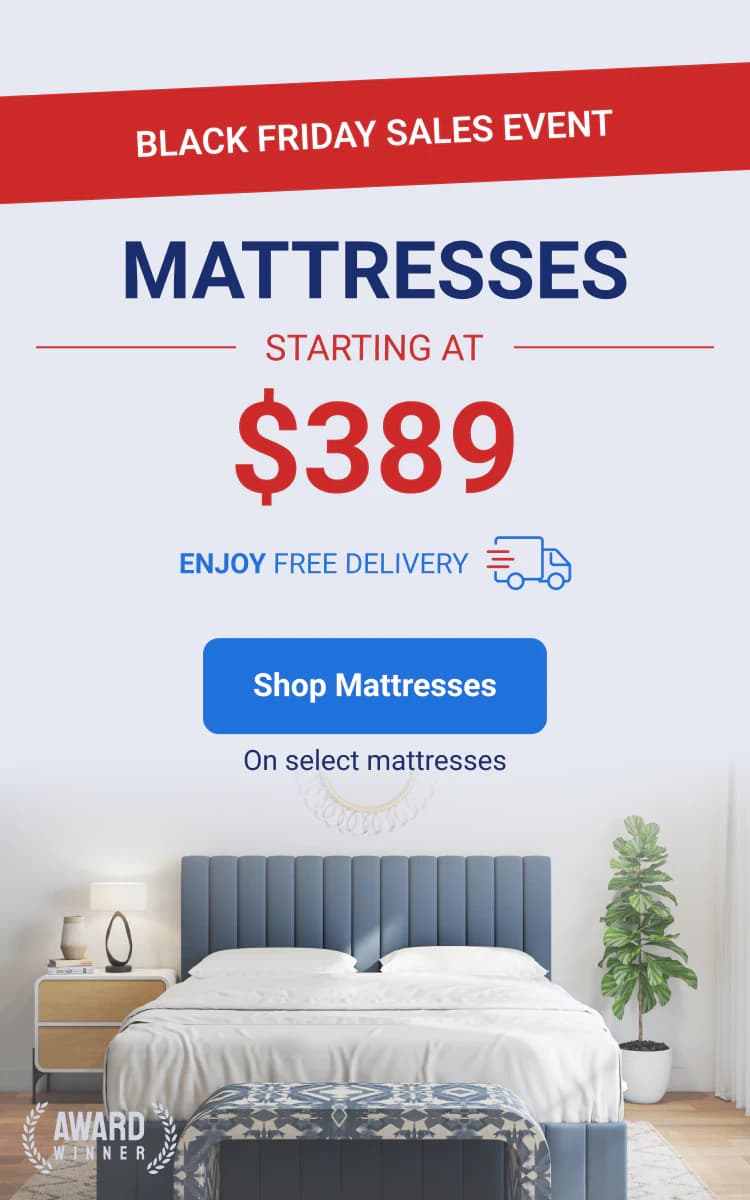 Mattresses starting at $389