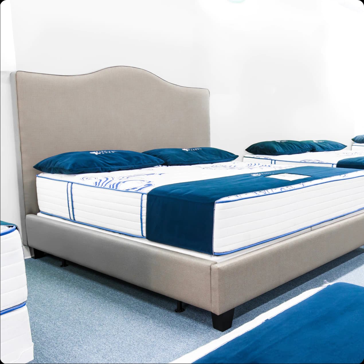 Upholstered bed frame