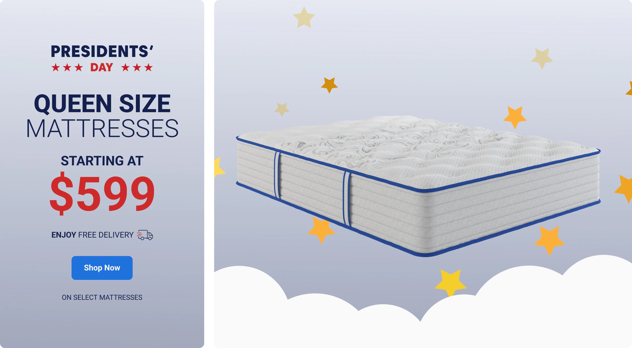 President's day sale starting $599