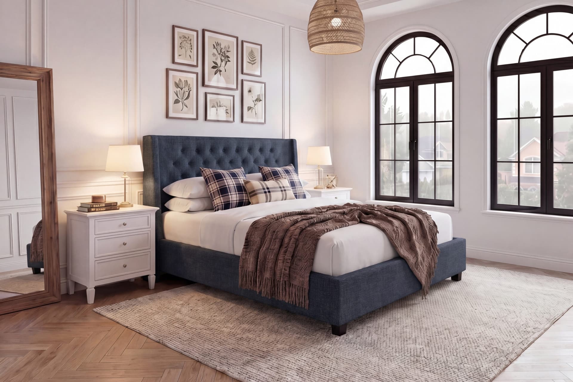 Opulent tufting details