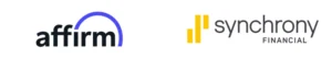 Affirm & Synchrony logos