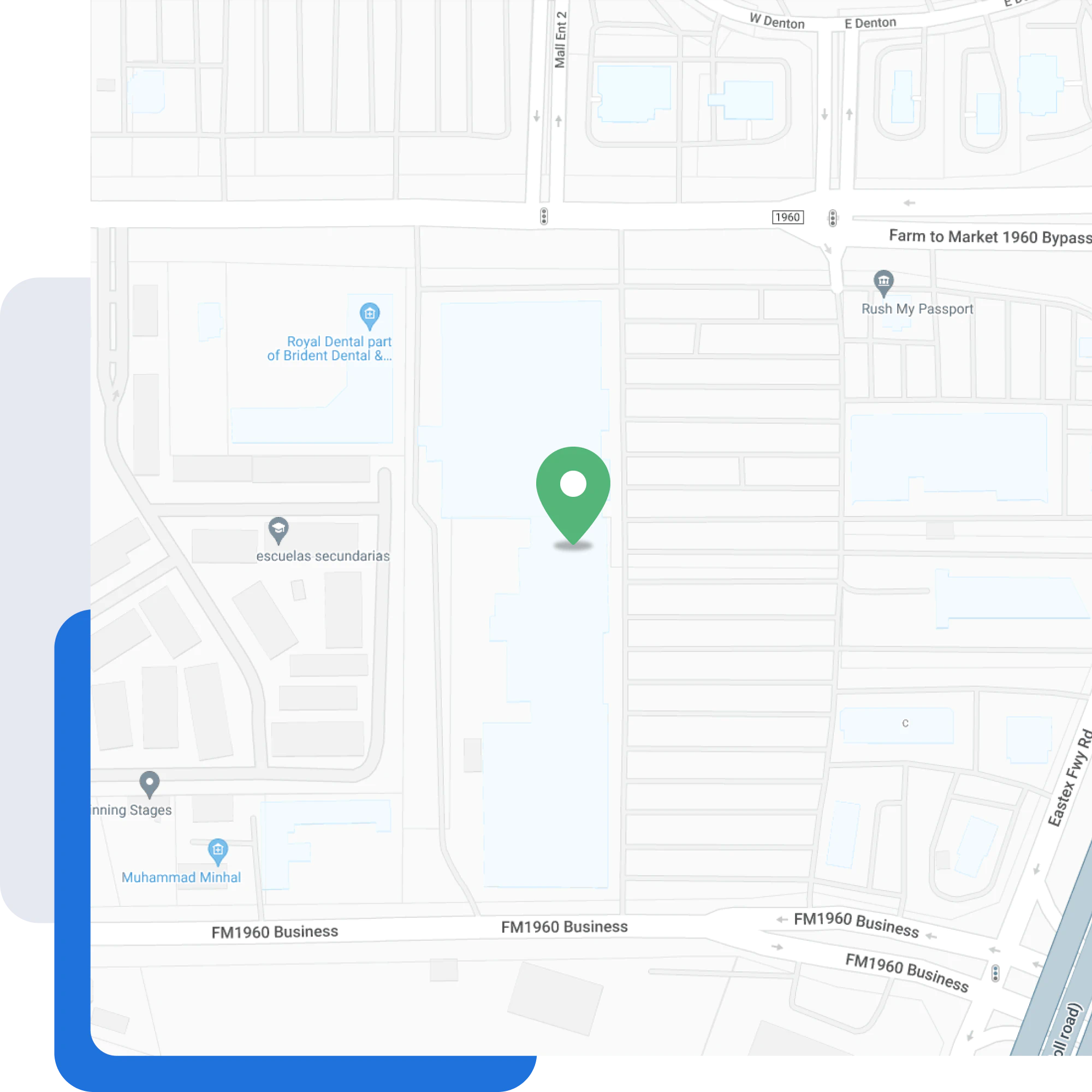 Humble showroom map