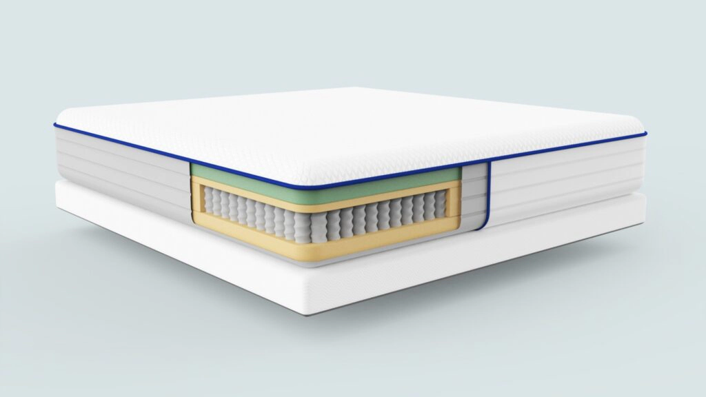 The London Plush Top Deluxe Mattress is a medium-feel mattress.