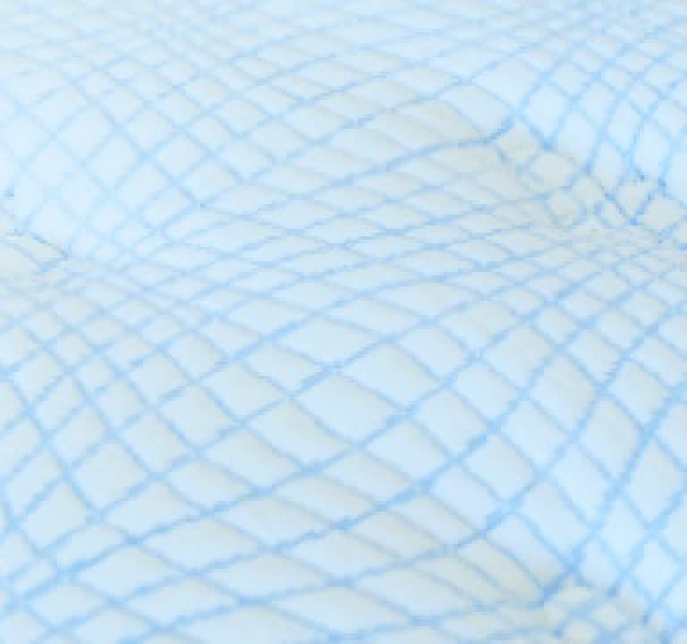 Ice blue quilt topper